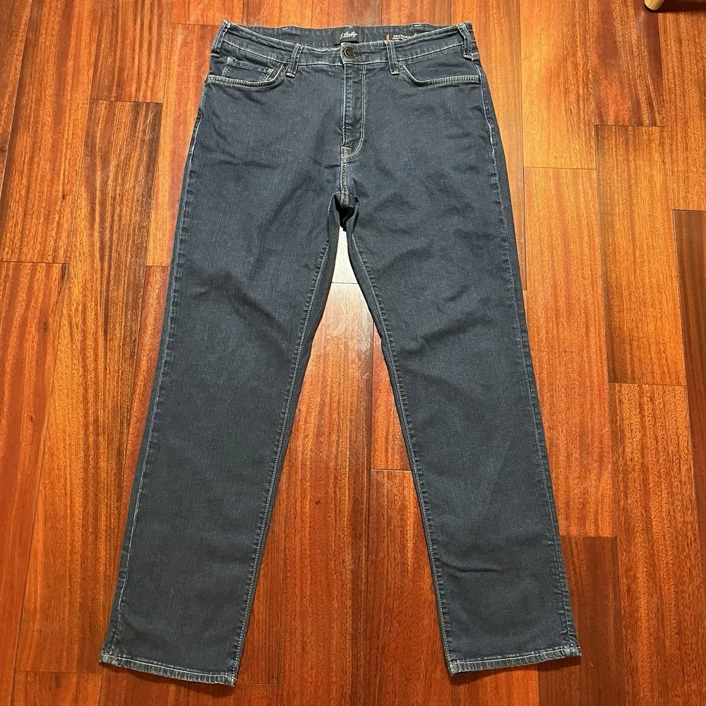 34 Heritage Jeans Mens 38x32 Blue Dark Wash Charisma Stretch Comfort Rise *35x31